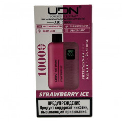Электронная сигарета UDN AIO 10000 Клубника Лёд